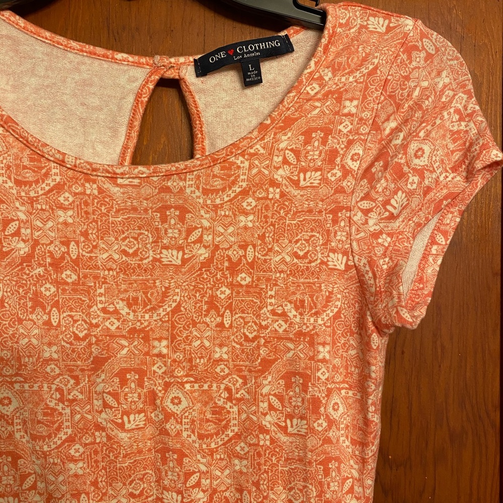 Pink Patterned Romper - Picture 3 of 4